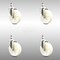 Service Caster 5 Inch 316SS Nylon Wheel Swivel 1/2 Inch Threaded Stem Caster Set SCC-SS316TS20S514-NYS-121315-4 - alternate 1